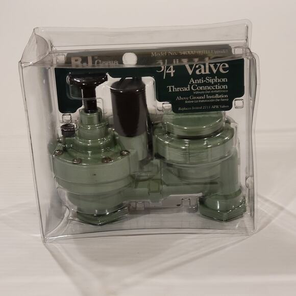 Lawn Genie RJ 3/4" Anti-Siphon Valve with Flow Control - 54000 New, sealed - Picture 2 of 14